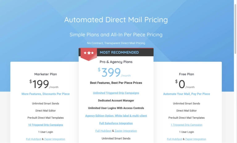 Pricing page 2