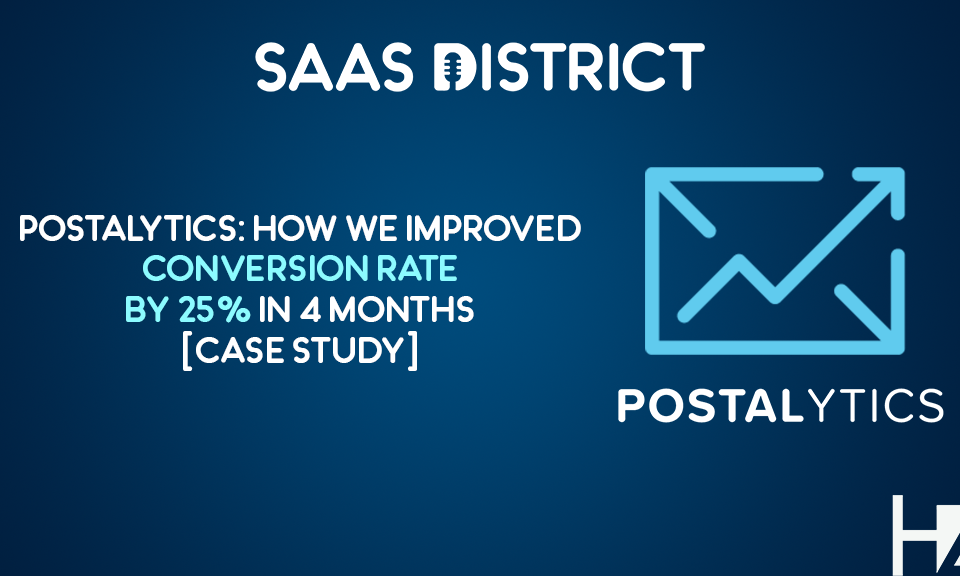 Improve conversion rate Postalytics